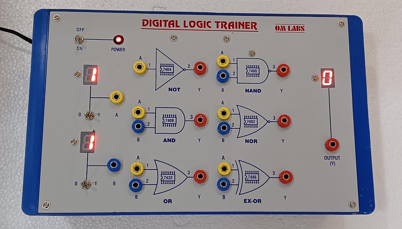 Logic Gate Digital (IC Trainer Kit) Brand OM Labs-picture-31