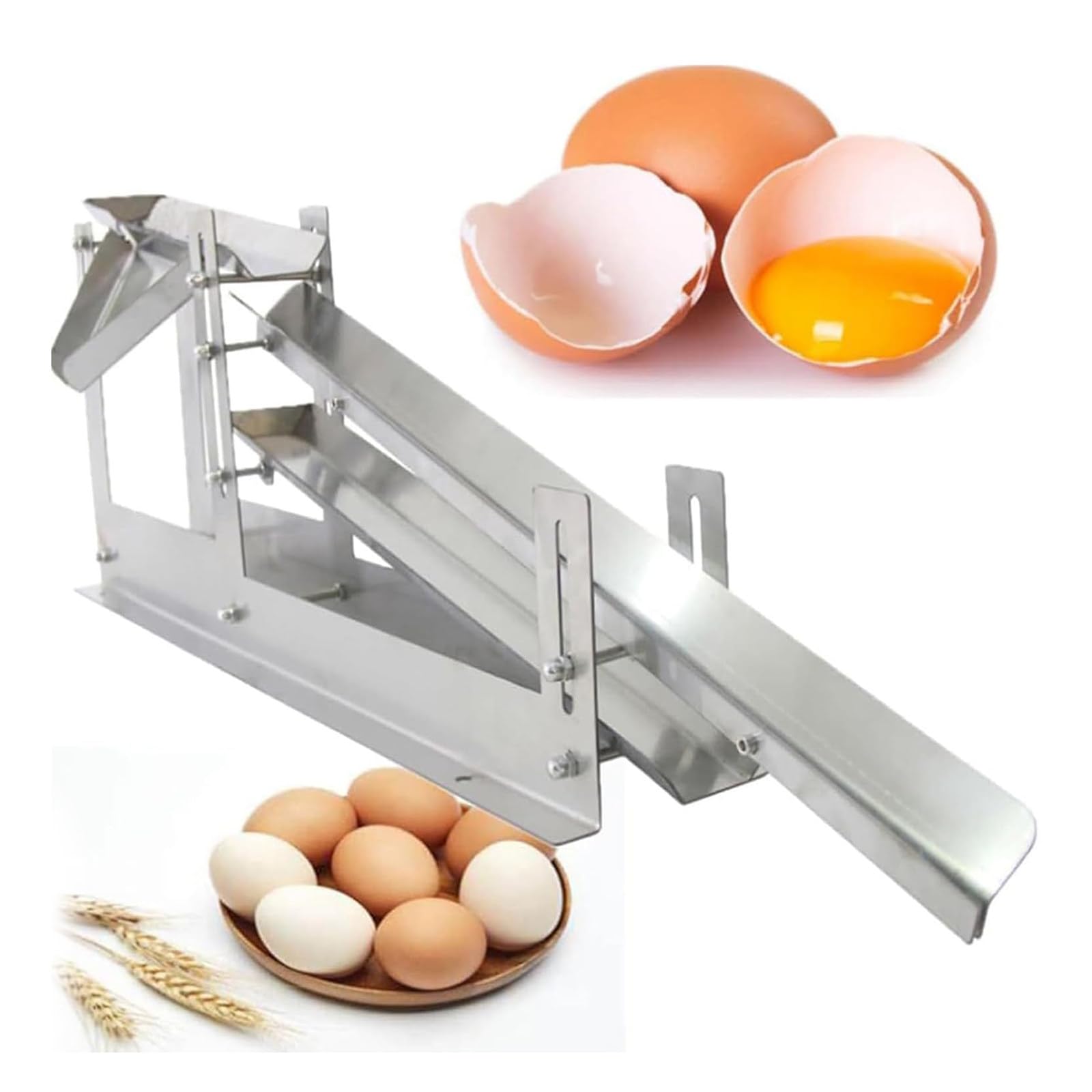 JKJZSALJ Egg Yolk Separator,Machine Commercial Yolk Protein Separator Liquid Separation Machine,High Output Adjustable Height For Duck And Hen Egg Processing