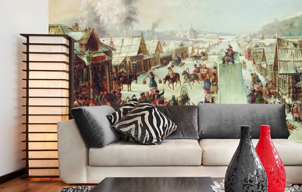 Papier peint intissé paysage de Moscou grand format 400x280 pour une décoration murale premium