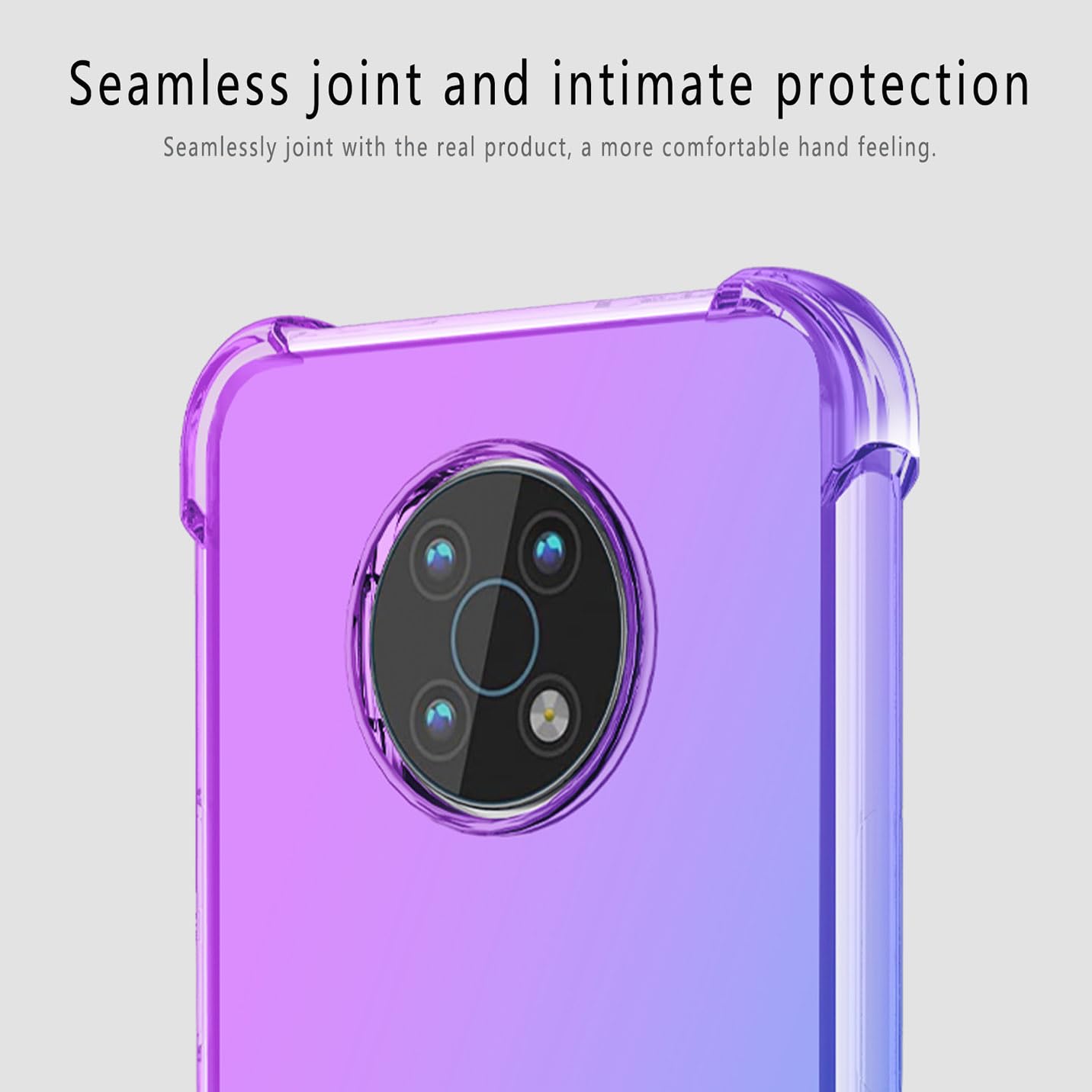 Custodia Morbida In TPU Per Nokia G50 - Cover Antiurto Sottile, Presa Antiscivolo, Colore Blu, TingYR