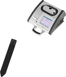 BoxWave Stylus Pouch Compatible with Drager Alcotest 9510 - Stylus PortaPouch, Stylus Holder Carrier Portable Self-Adhesive for Drager Alcotest 9510 - Jet Black