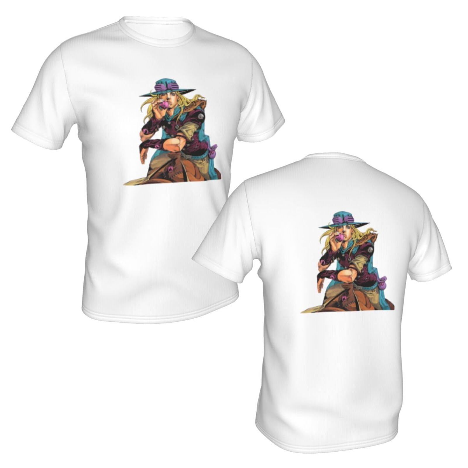 Amazon.co.jp: メンズ Tシャツ ジョジョの奇妙な冒険 ジャイロ