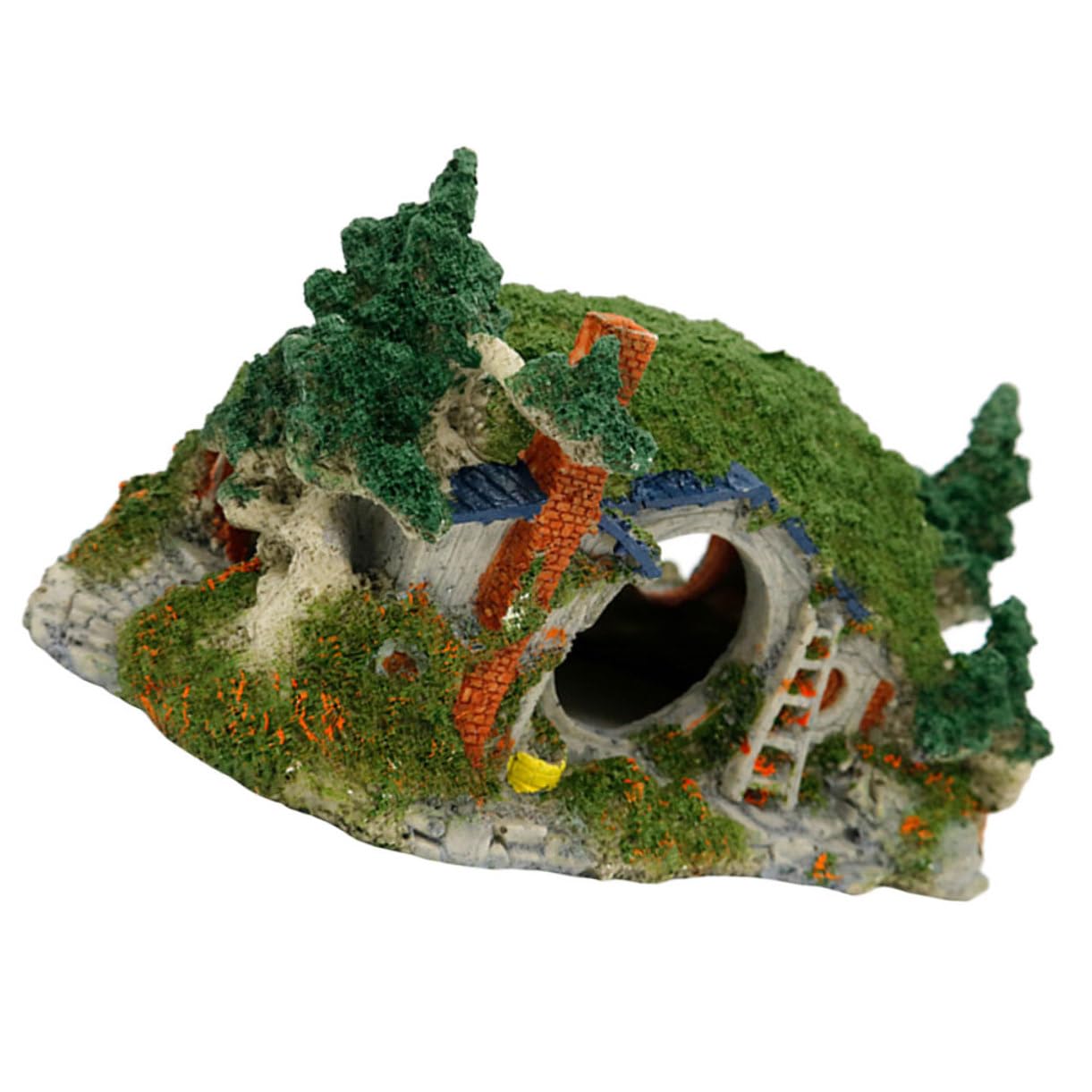 HEMOTON Résine pour Aquarium Décoration pour Reptiles Accessoire de Décor Aquarium Naturel Sécurisé