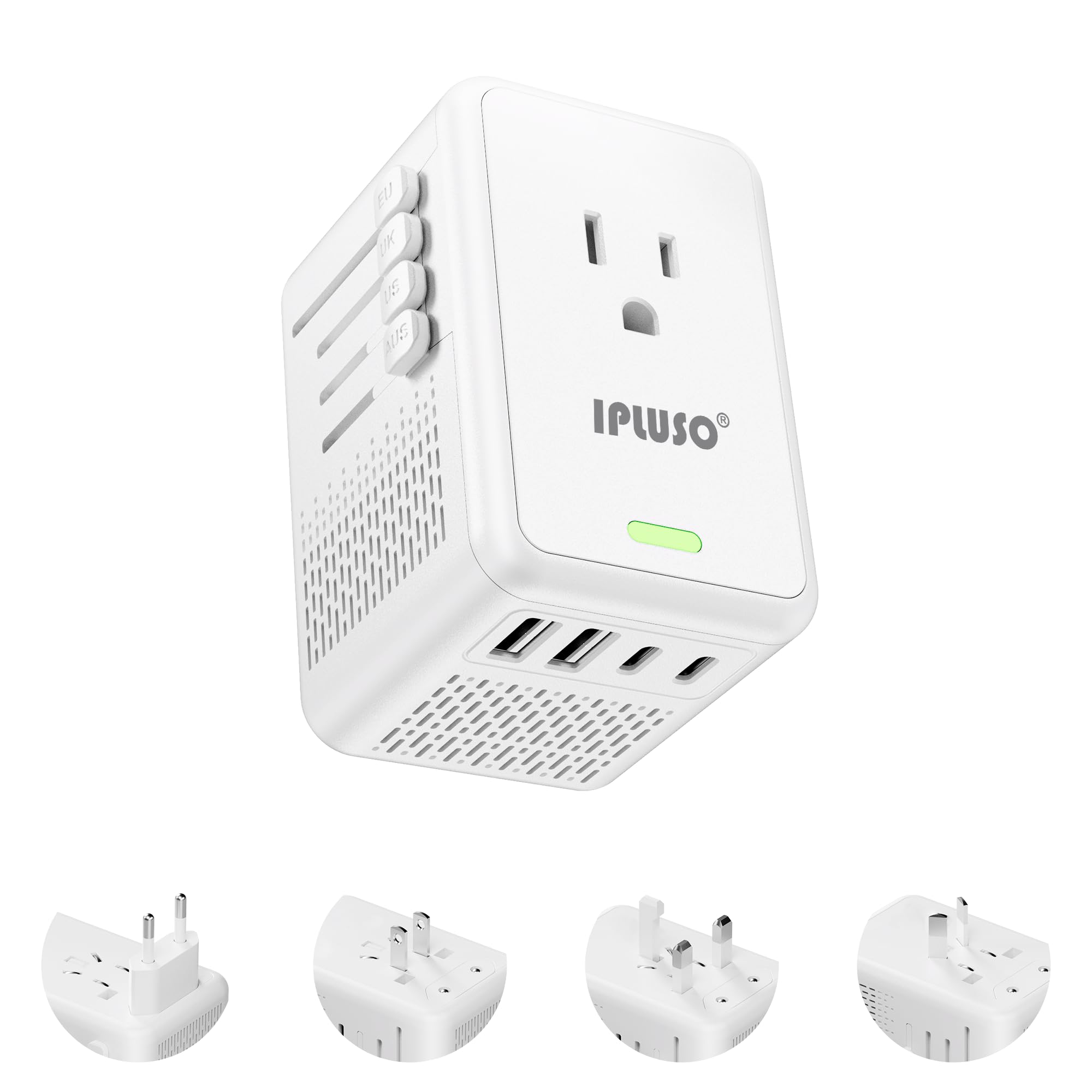 Photo 1 of IPLUSO Voltage Converter with Travel Adapter