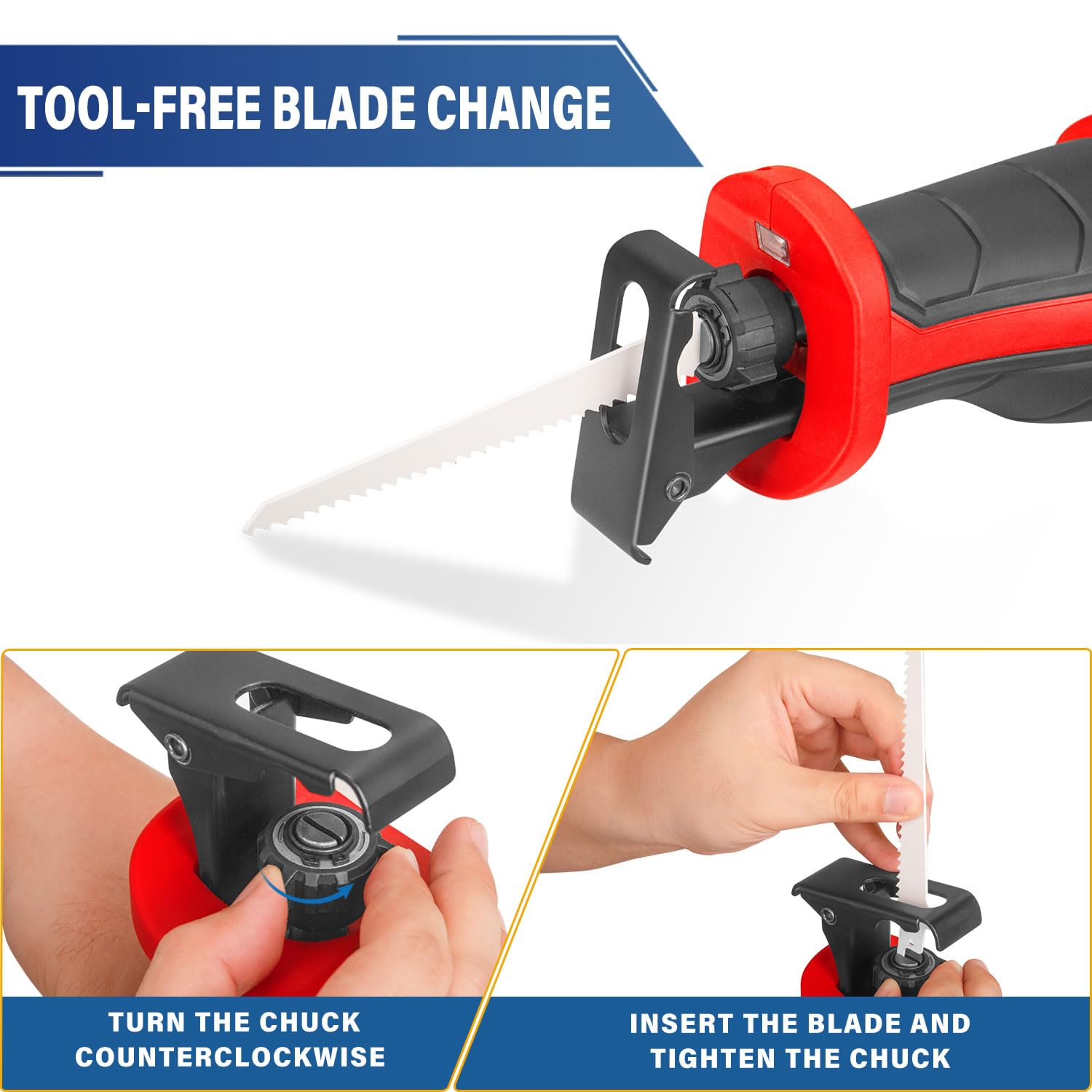 TOPEX 34 Piece Reciprocating Saw Blades, Premium Blades for Metal and Wood Cutting