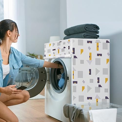 Miniatura 4 de Cubierta portátil para lavadora y secadora - Protector de lavadora/secadora completamente cubierto para baño, lavandería, dormitorio eléctrico