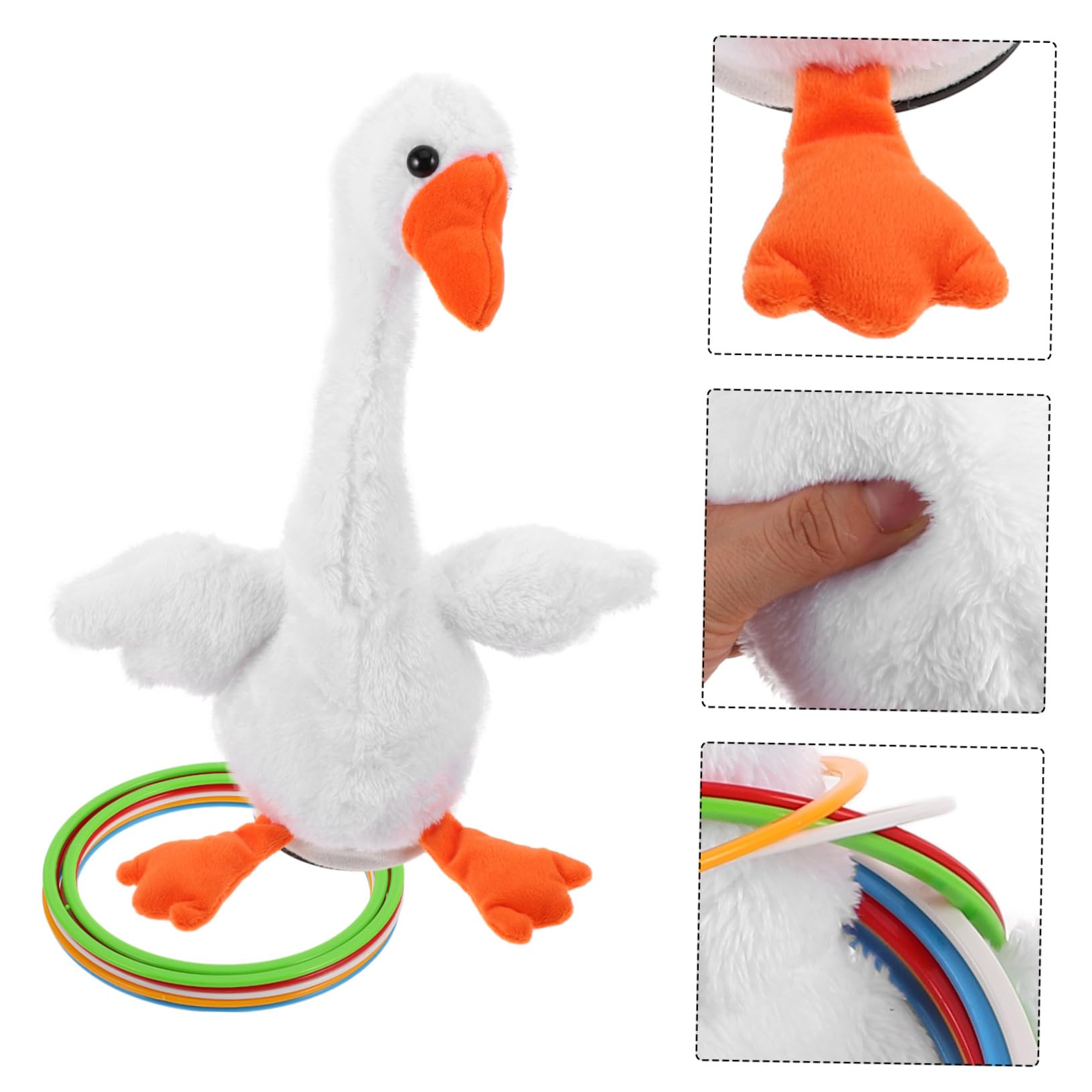Gatuida Set Di Anelli Da Lancio Elettrico Per Bambini, Gioco Interattivo Genitore-figlio, Accessorio Didattico Prescolare Per Sviluppo Motricità e Concentrazione, Per Mercati Notturni