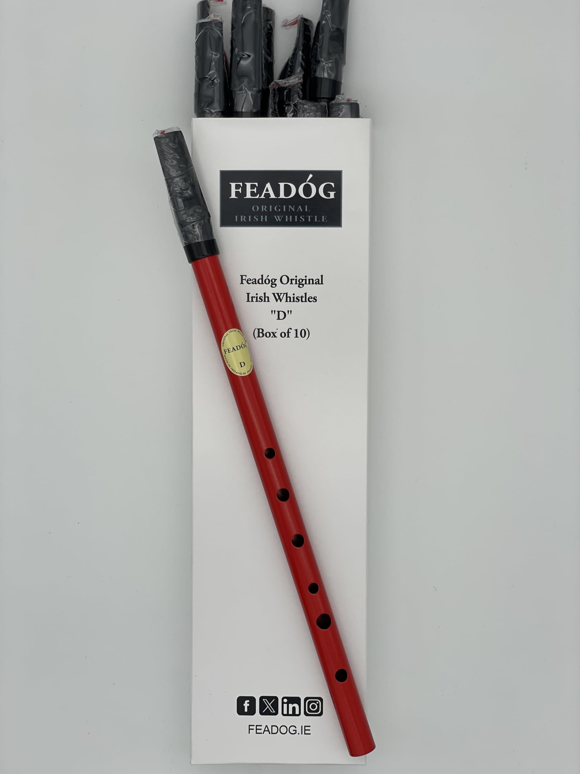 FeadógRed D Whistles (Box of 10) FW37