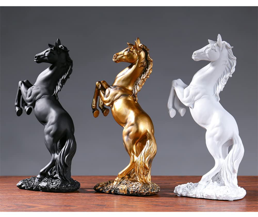 Amazon.co.jp: gannbarou 馬の 置物 風水置物 アンティーク