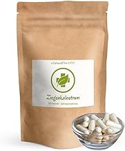 High Quality Goat Colostrum - 100 Vegi Capsules - Called "Organic Gold" - Powerful with 38% IGG - Gently Dried for Optimal Vital Substance Concentration