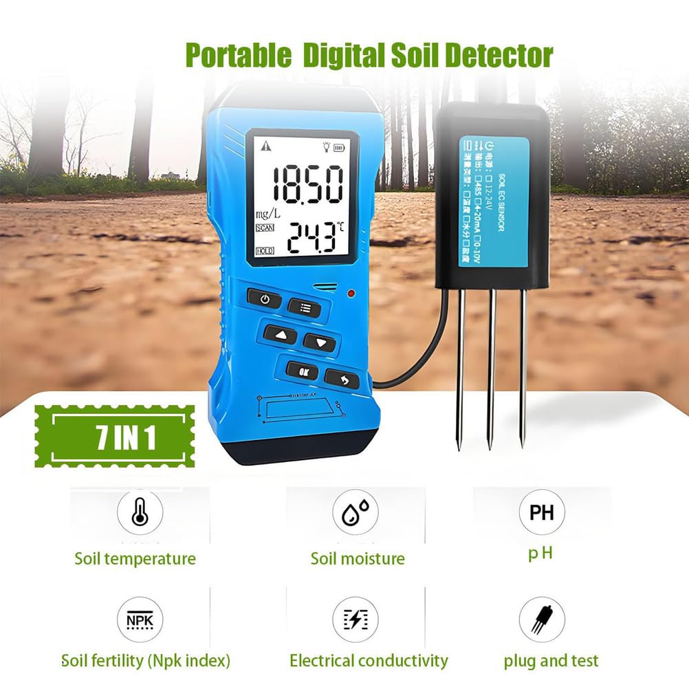 Generico Kit Digitale Tester del Suolo Veloce 7 in 1