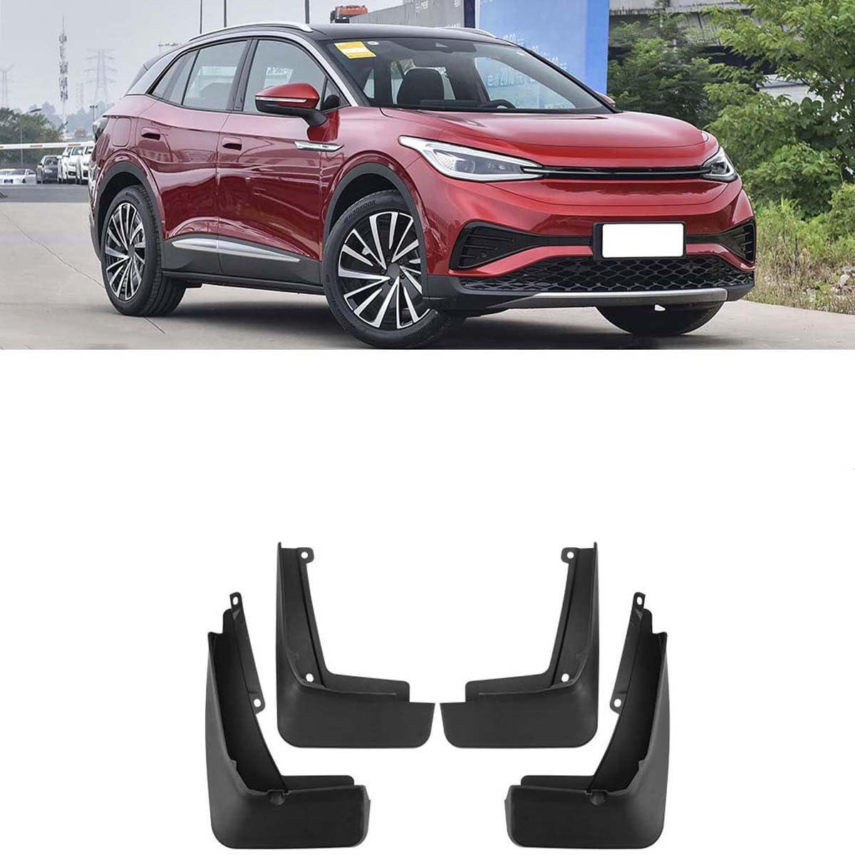 Garde-Boue pour Voiture VW ID.4X Évite Rayures et Boue
