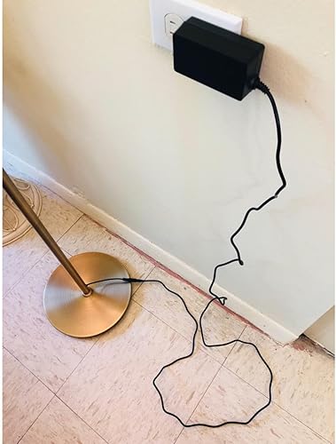 Miniatura 4 de T POWER Cargador de 24 V compatible con Brightech Sky LED Torchiere Lámpara de pie súper brillante 211136S-BK Lámpara de escritorio Sky Elite,