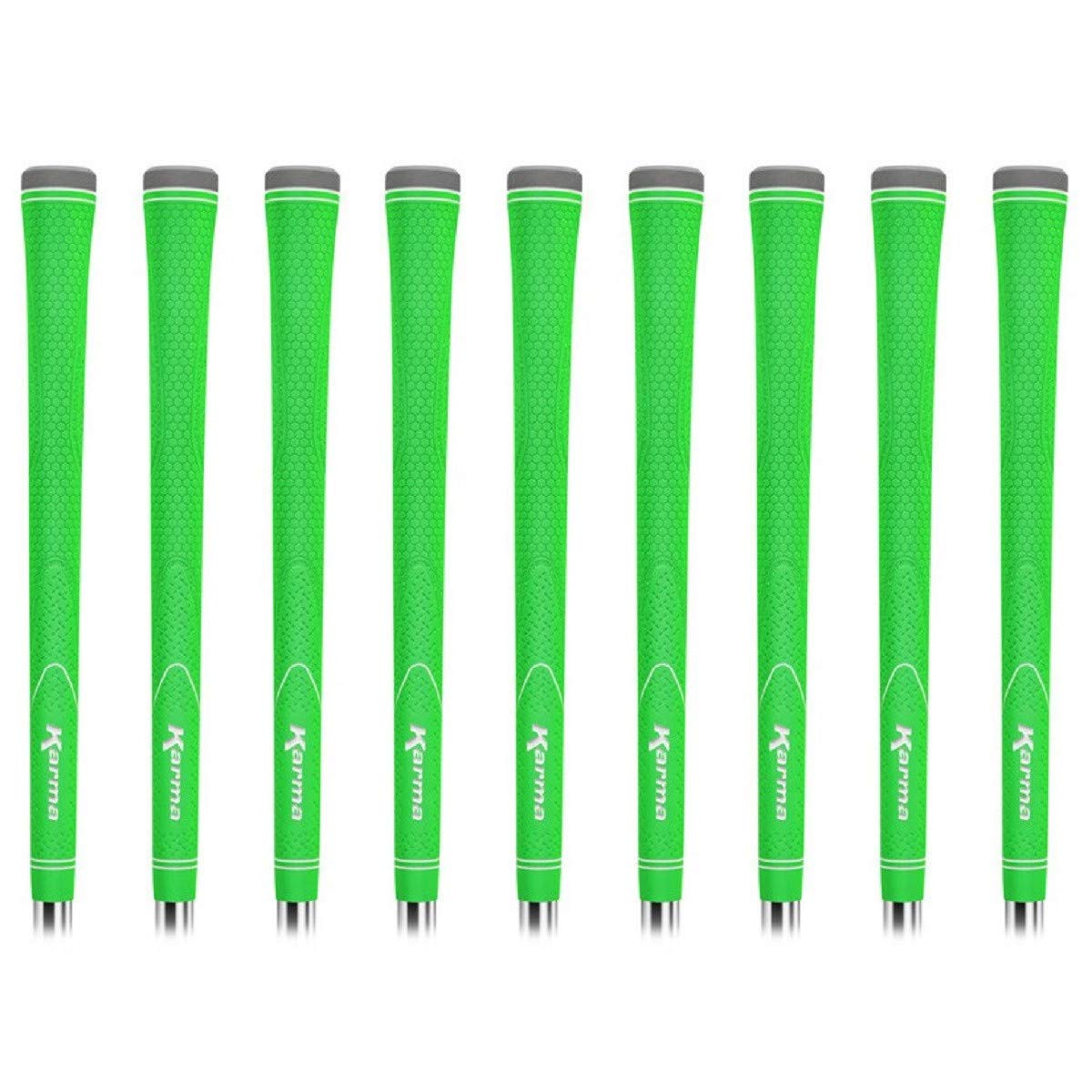 Karma Neion II Green 9 Piece Golf Grip Bundle