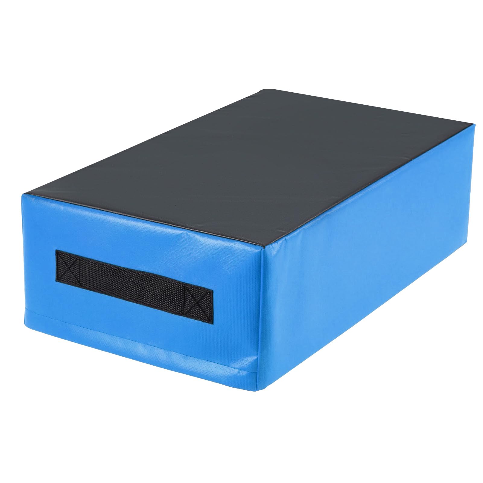 Thickened Barbell Cushion Block โ Weightlifting Barbell Drop Pad for Home & Garage Gym, 50 ร 30 ร 15 cm (Blue)