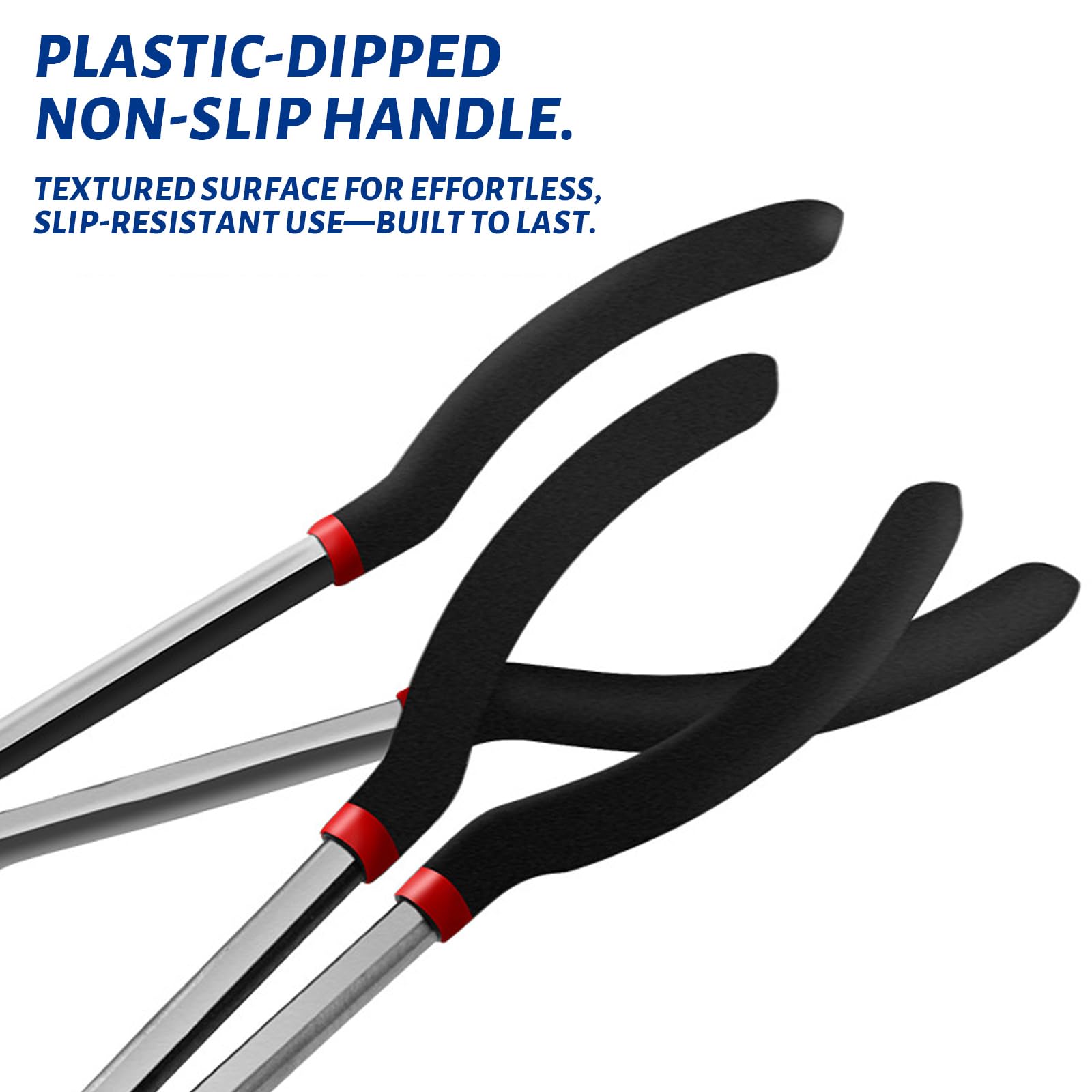 Pinza a Becco Lungo Professionale, Manico Lungo Pinze a Becchi Lunghi Curvo a 25 Gradi in Acciaio al Carbonio per Spazi Stretti, Pesca e Gioielli (280mm Nero)