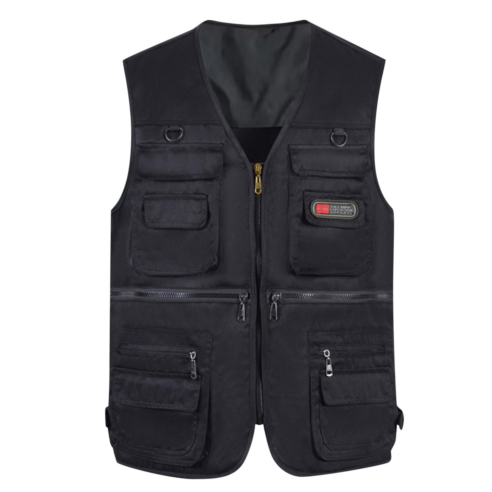 Mens Fishing Jacket Waistcoat Multi Pocket Lightweight Gilet Safari  Sleeveless Gillette Jackets Summer Utility Vest Camping Hiking Training