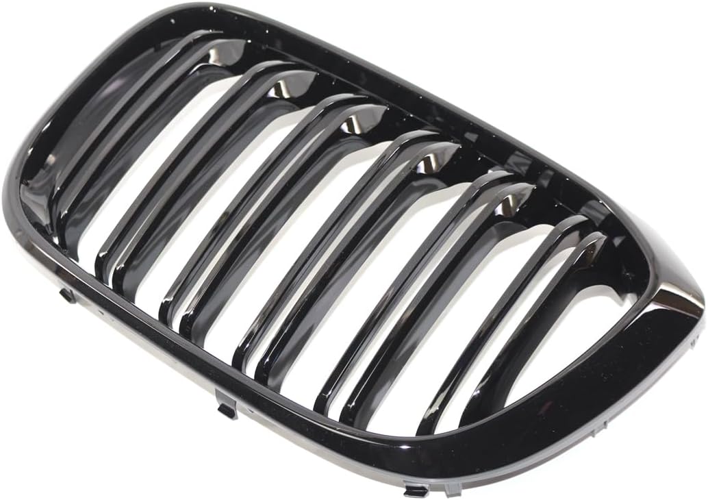 GSRECY X3 G01 Grille, Gloss Black Double Slats Kidney Grille Grill Compatible with BMW 2018-2021 X3 G01 2019-2021 X4 G02