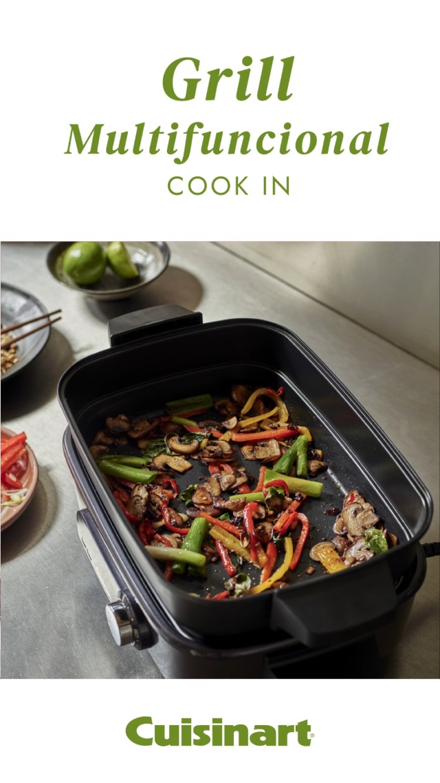 Grill Multifuncional Cuisinart Cook-In 6 Funções Com 4 Acessórios