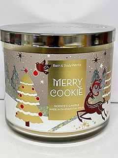 Bath and Body Works Merry Cookie Scented Candle 3 Wick 14.5 OZ
