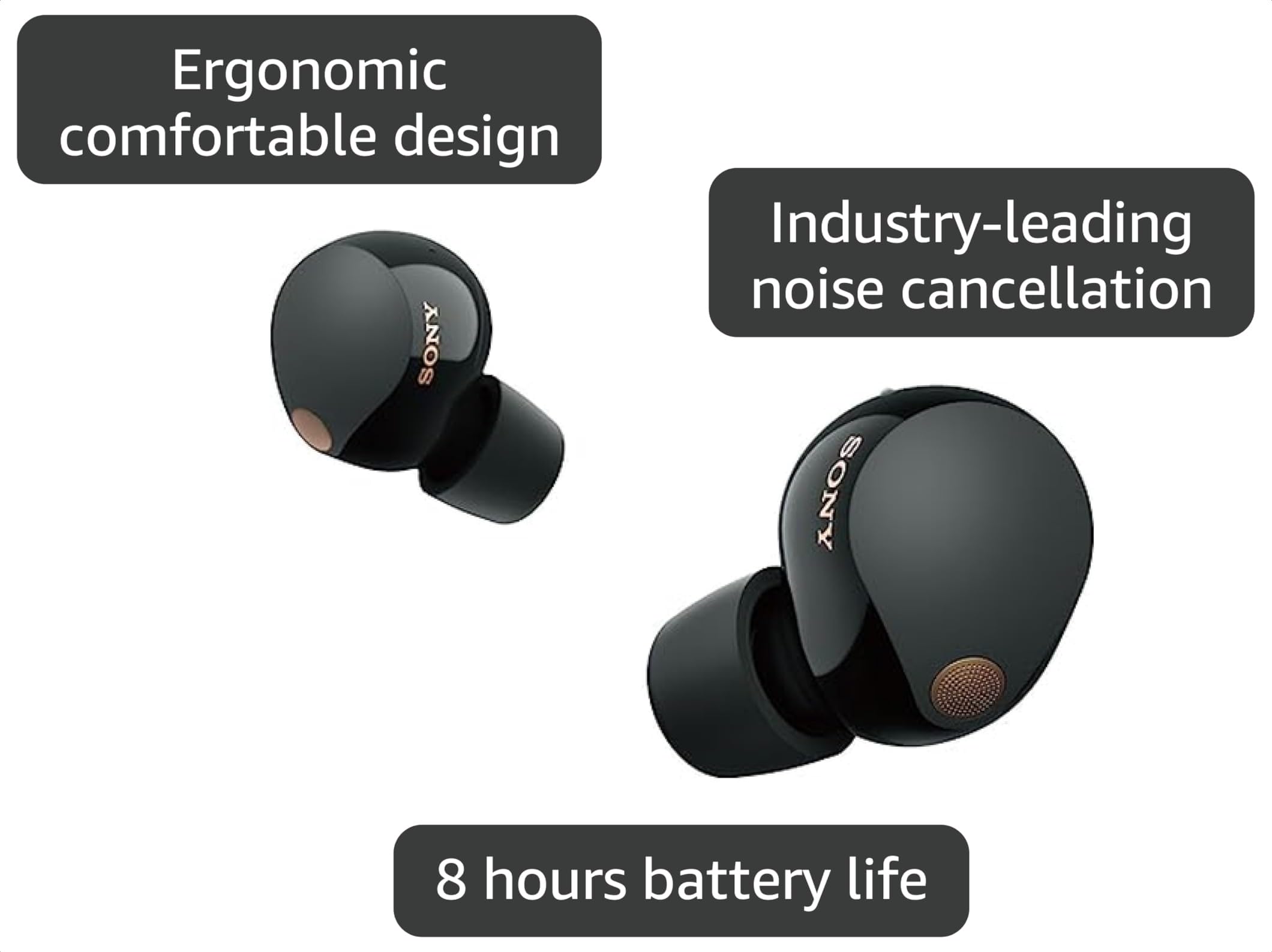 Amazon.com: Sony WF-1000XM5 Noise-Canceling Earbuds with Alexa
