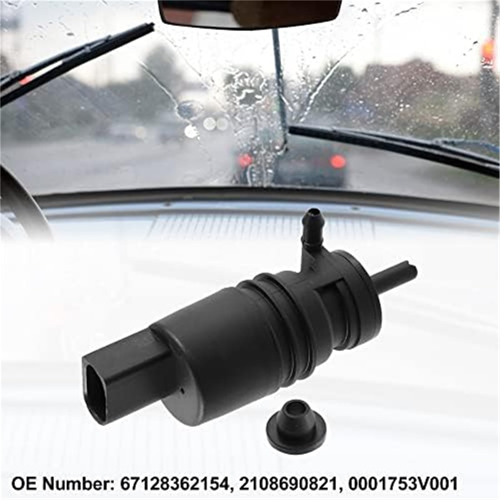 Pompa Lavavetri Per BMW Serie 1 2014-2020 – Motore Sostitutivo 67128362154, Facile Da Montare E Affidabile
