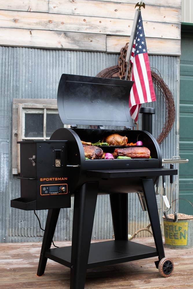 PIT BOSS 10537 PB0820SP Wood Pellet Grill, 820 Square Inches, Black
