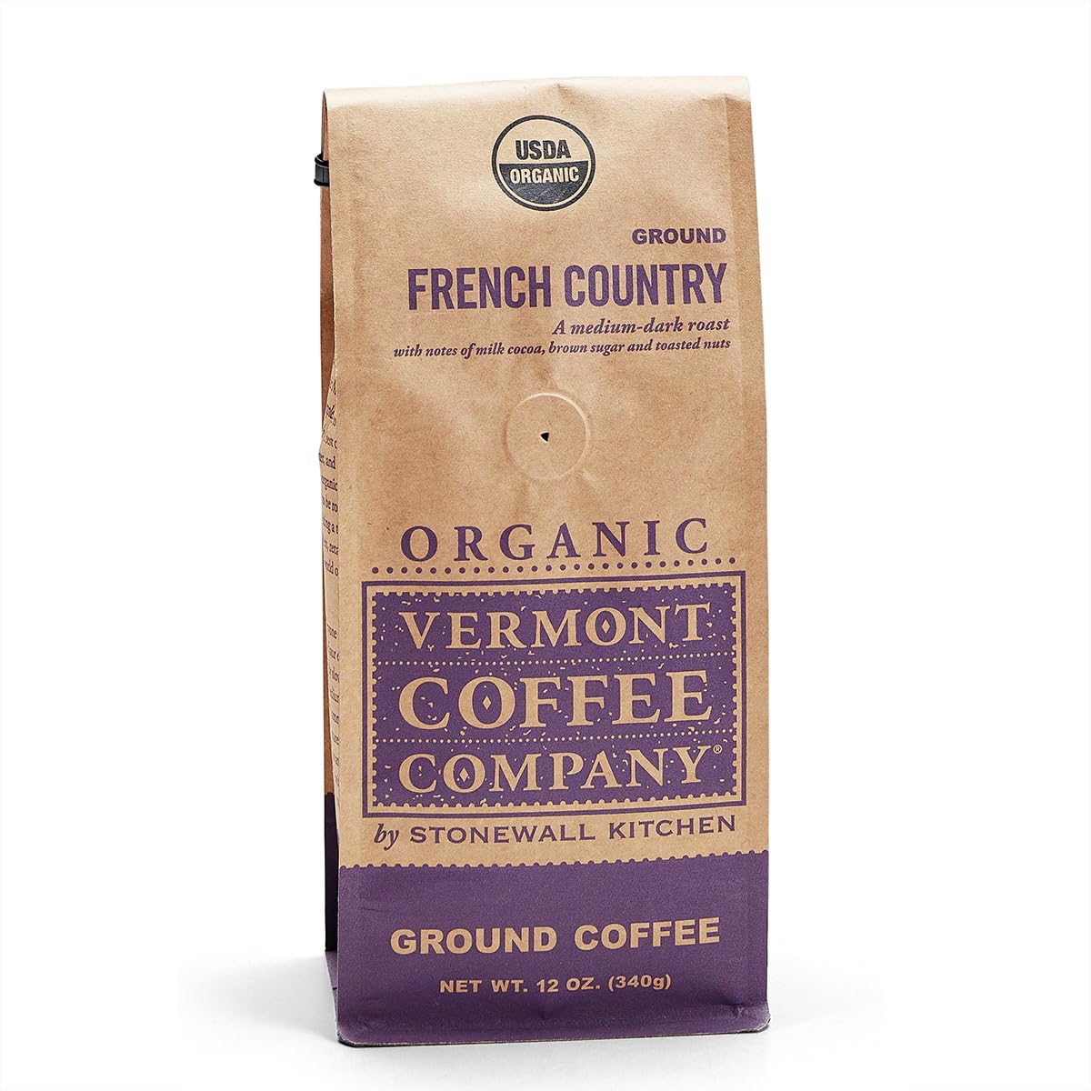 Vermont Coffee Company Organic Italian Rustica Ground Coffee, 12 oz