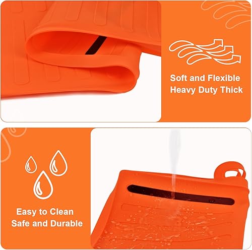 Miniatura 4 de Bukfen Cubierta de silicona para plancha, grado alimenticio, universal, de 36 pulgadas, para proteger la plancha Blackstone, cubierta superior plana