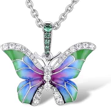 Collana Con Farfalla In Argento E Zirconi – Simmi Gioiellerie - Foto 4