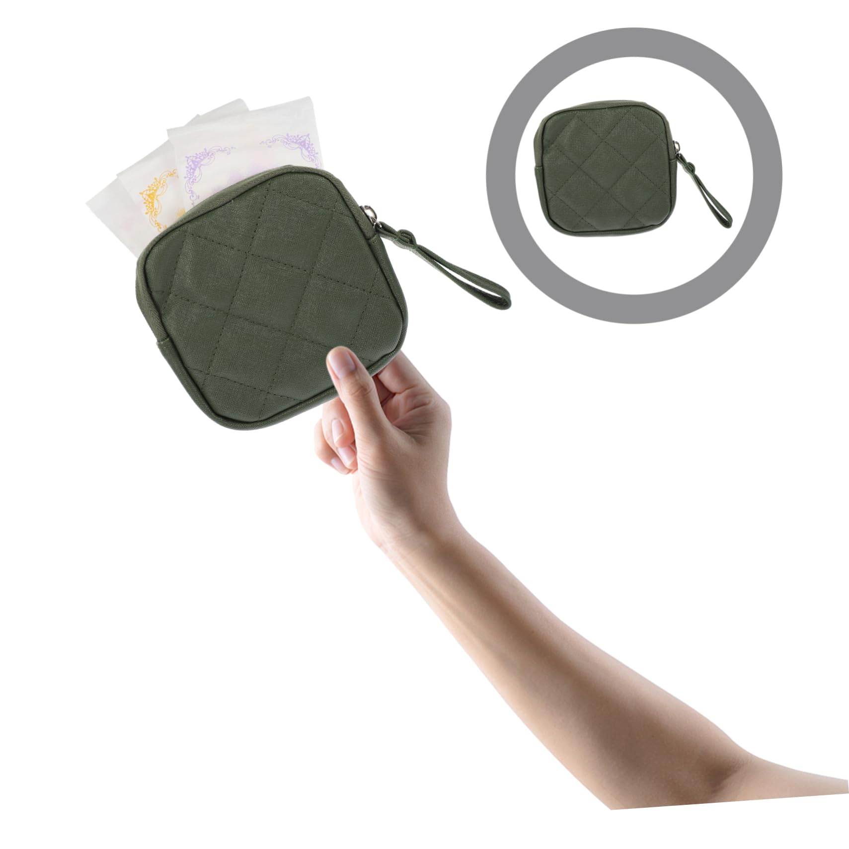 Didiseaon 5 Pezzi Borsa Porta Tovaglioli Per Bambine Porta Assorbenti Mestruali Contenitore Per Assorbenti Piccola Borsa Multiuso Per Viaggi E Attività Allaperto