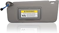 Vista 10 de NHILES Visera solar derecha del pasajero compatible con Honda Accord 2008 2009 2010 2011 2012 2013 2014 2015 2016 2017 con luz reemplaza #
