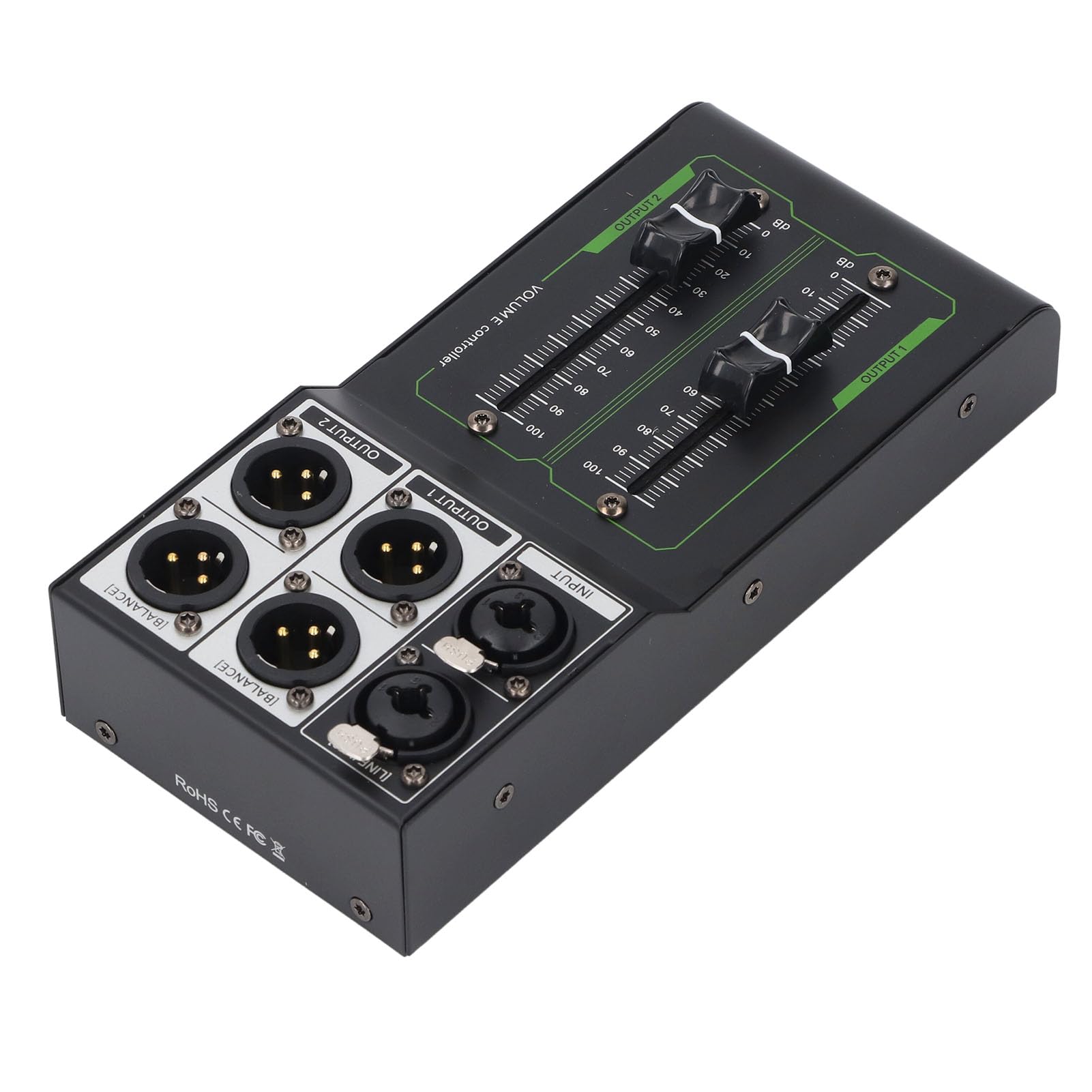 Pasywny Regulator Głośności, Metalowy Tłumik Stereo z 1 Wejściem
