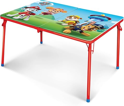 Miniatura 7 de Paw Patrol Mickey Mouse - Juego de mesa y sillas plegables para niños de 36 meses hasta 7 años, incluye 1 mesa (36 pulgadas de largo x 24 pulgadas