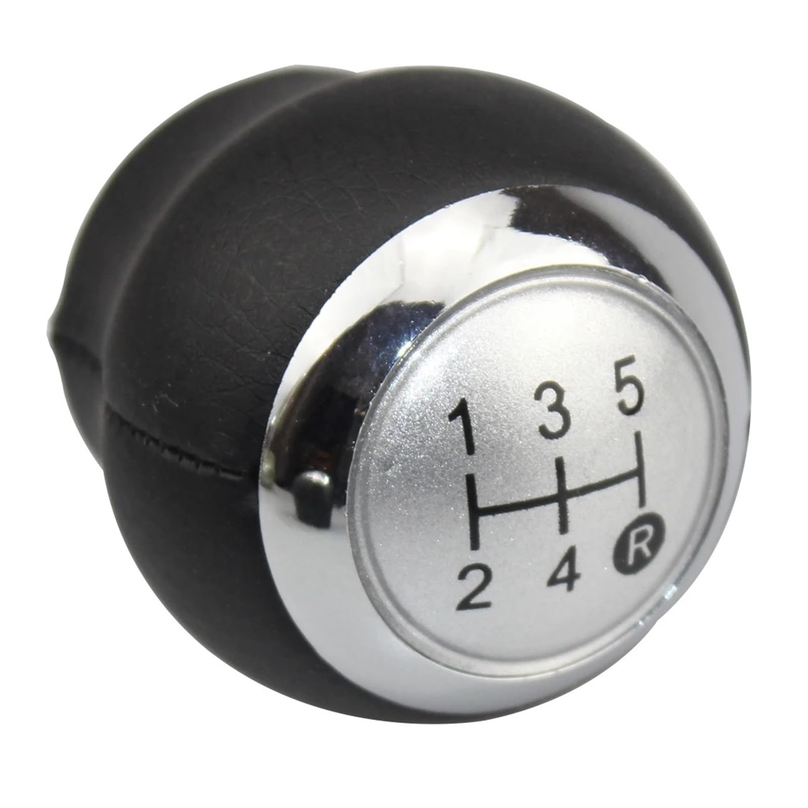 Jeocoai Car Gear knob 5/6Speed Car Gear Shift Knob Lever Shifter Stick Handball for Toyota for Corolla for for RAV4 for Avensis for Yaris(Silver,5Speed)