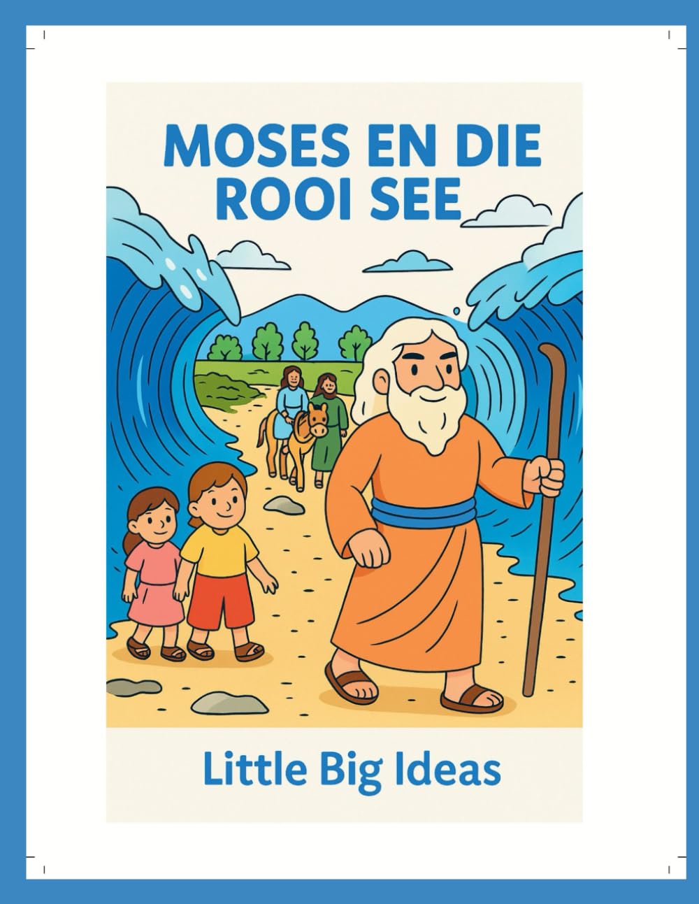 Moses en die Rooi See: Christelike inkleurboek vir Kinders