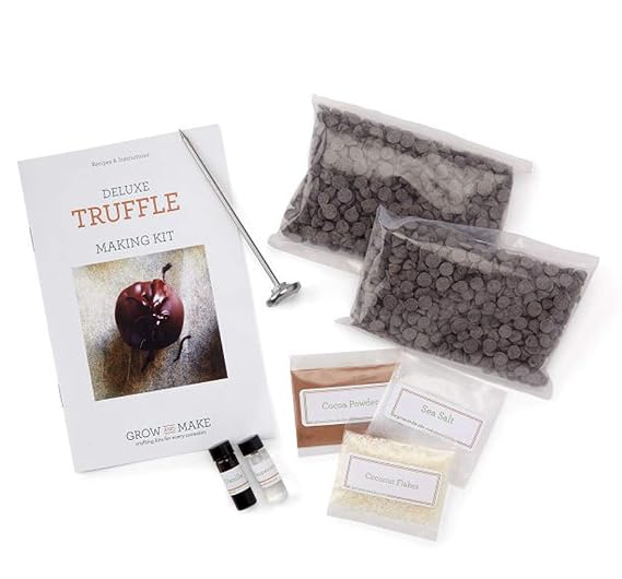 Deluxe Chocolate Truffle Making Kit! Make Your Own Chocolate Truffles! Melt-In-Your-Mouth Homemade Chocolate Truffles! Satisfy Your Sweet Tooth & Your Creative Side! Crafting Kits In Every Occasion!