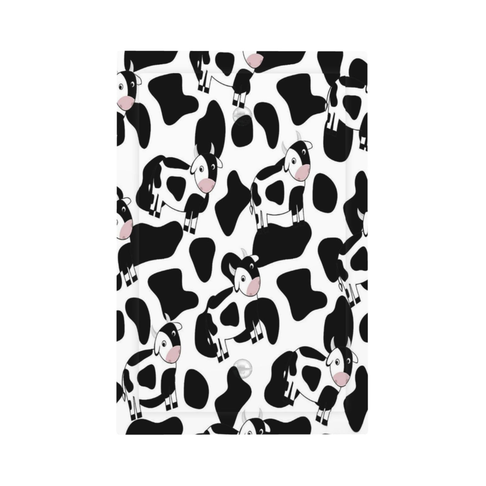 Placa frontal decorativa de vaca y tapa ciega protectora para cajas eléctricas