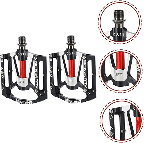 Miniatura 6 de HANABASS 2 pares bicicleta pedal accesorios aleación de aluminio bicicleta