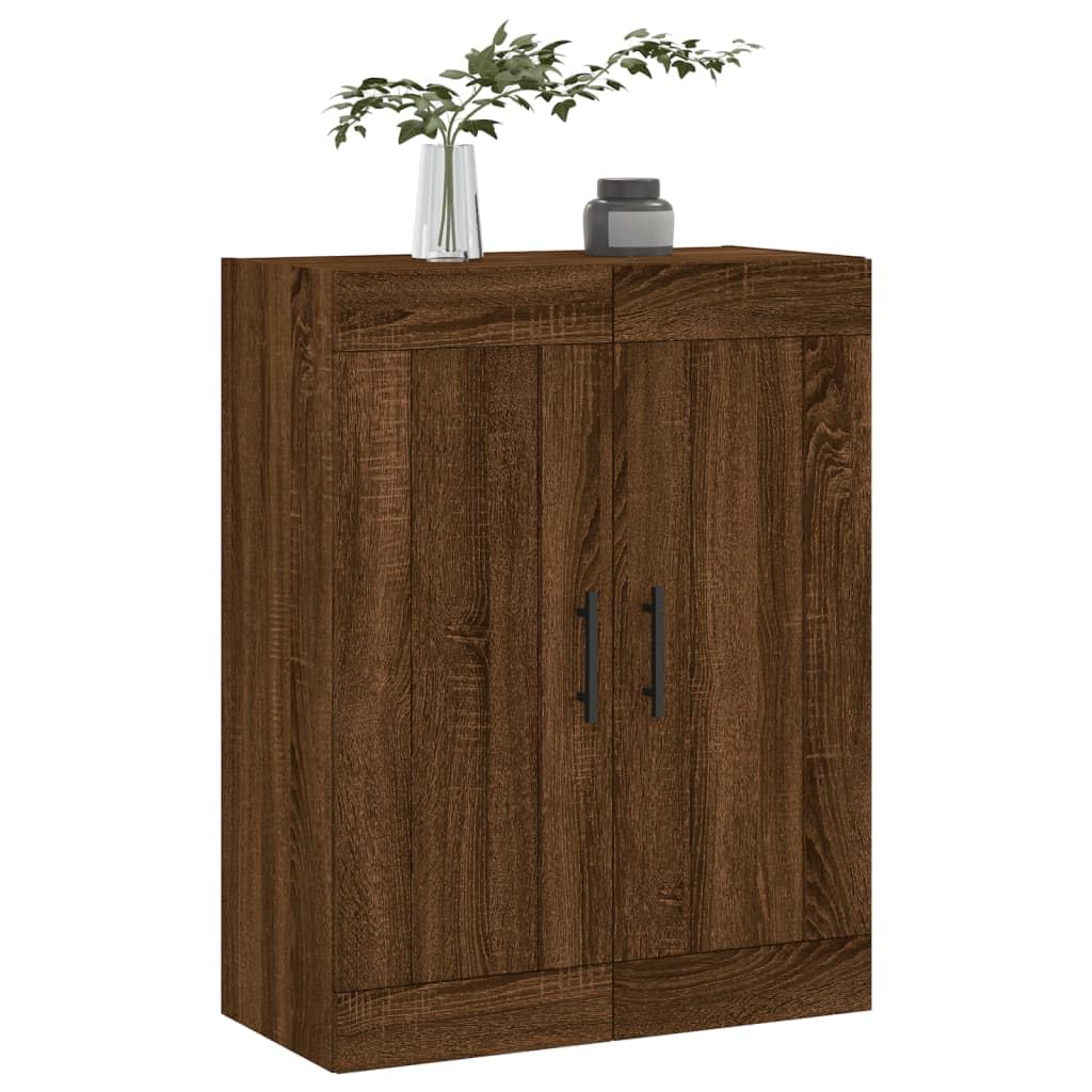 Credenza versatile da parete, 69,5 x 34 x 90 cm, materiale in legno per cucina, soggiorno, soggiorno