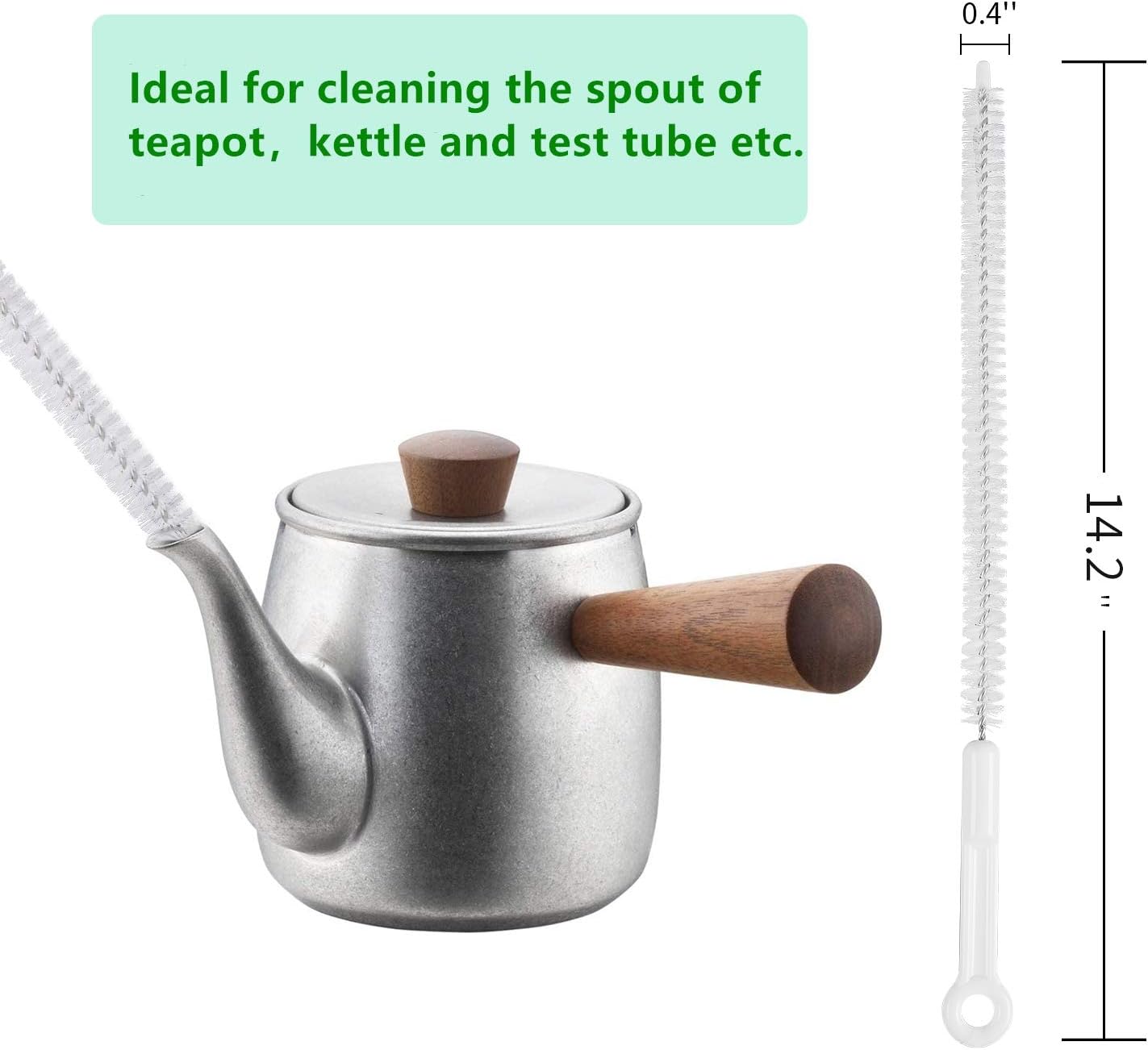 Promo Discount Up To 70% Off Jekayla 5 Pack Bottle Brush Cleaner, Bottle Brushes for cleaning baby bottle and straw, Water Bottle Cleaner Brush with long handle for Narrow Cup, Hydro Flask, Pipes, Kettle Spout Brushes