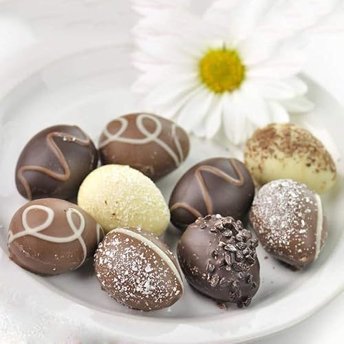 Miniatura 5 de Juego de 2 moldes de silicona para huevos de 8 cavidades, molde de silicona de grado alimenticio para decoración de pasteles, molde de chocolate,