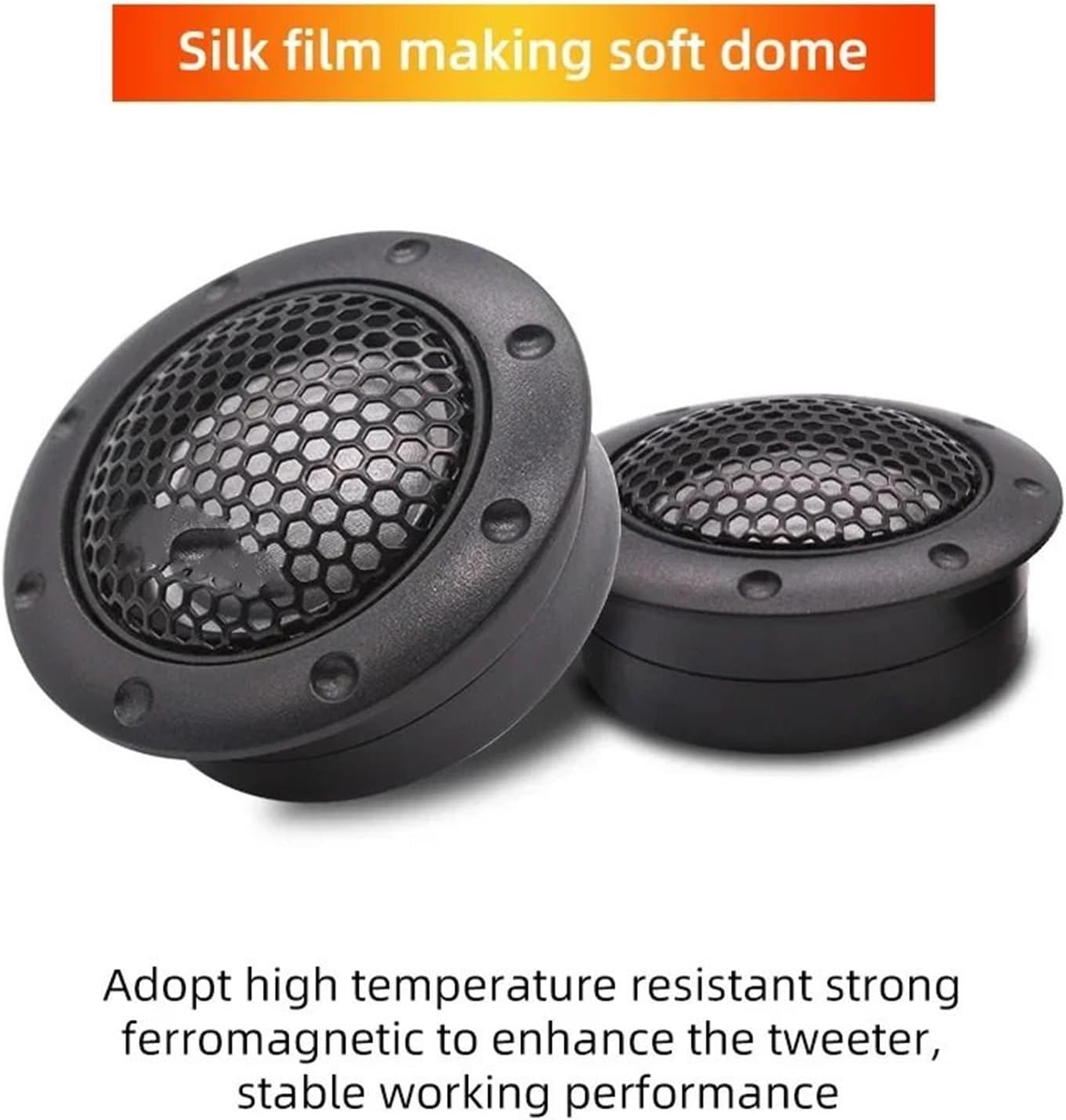 車用ツイーター カーオーディオ 車用ツイーター カースピーカー ユニバーサル高効率スピーカー スーパーラウドスピーカーサウンドカーキ