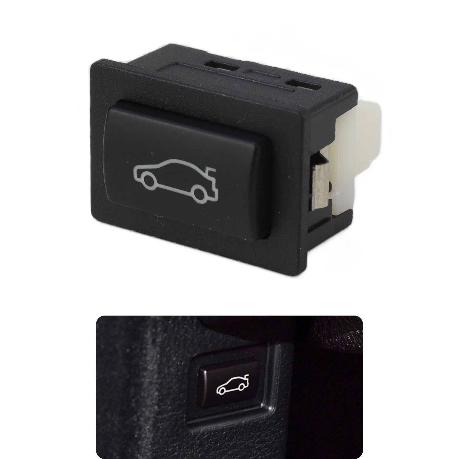 Bomunik Trunk Unlock Release Switch Button 2002-2025 for BMW 120i 220i 325i 330i 530i 535i 630i 640i 730Li 740Li 750Li 1 3 5 6 7 Series Replant#