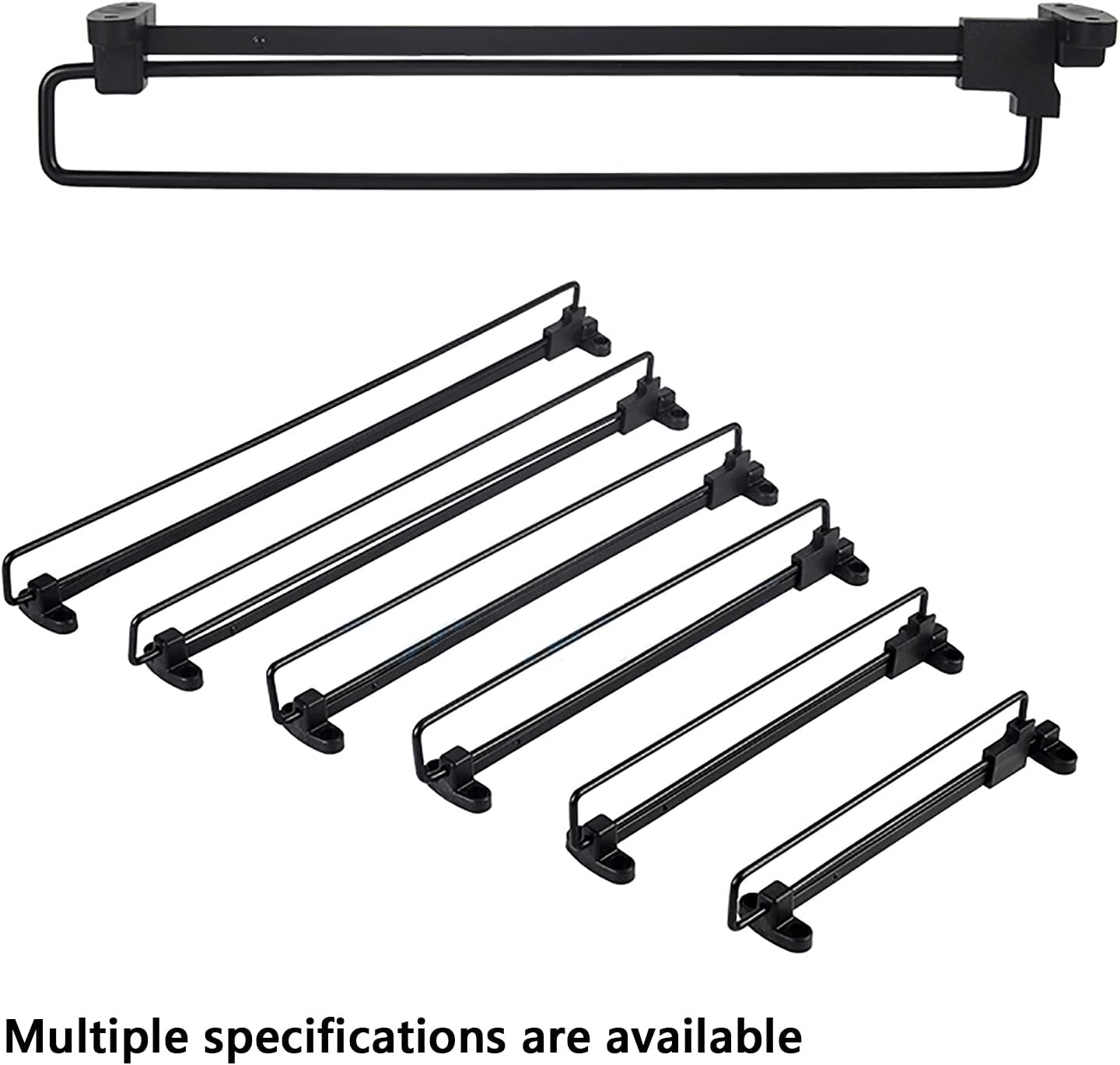 Clothes Hanger,Closet Pants Hanger Bar,Pull Out Pants Rack Pants Hanger Bar Clothes Organizers,for Clothing, Scarves, Pants