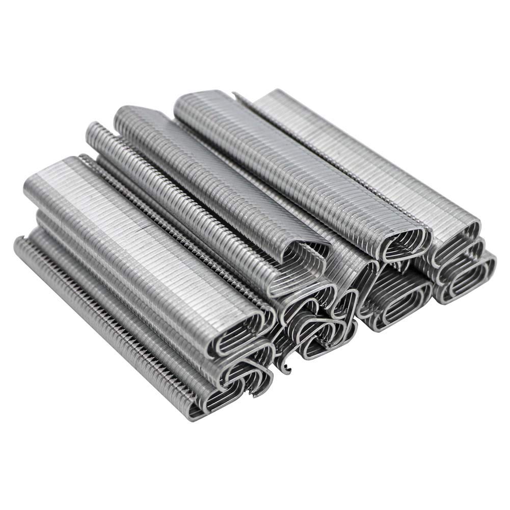 M.Z.A2500pcs Nail Hog Ring Pliers C-Type Clip Installation Equipment Tool Automatic Fencing Pliers for Chicken Rabbit Pet cage Seal Bag Car Cushion Repairing Tools (2500pcs Nail)