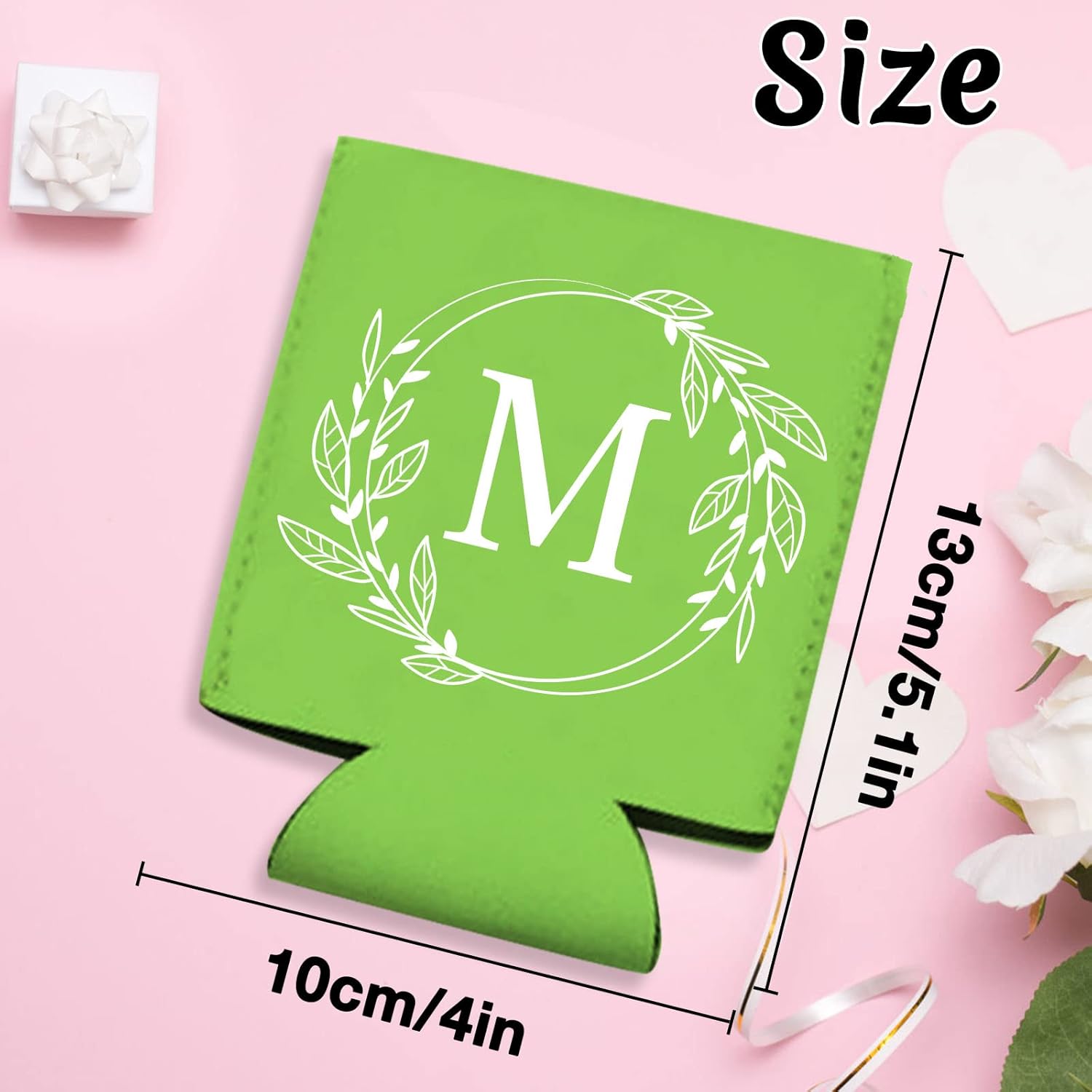 Custom Can Beer Coolers Sleeve 50 PCS Bulk Personalized Insulated Beverage Bottle Holder with Photo Image Logo Text for Party Wedding Birthday