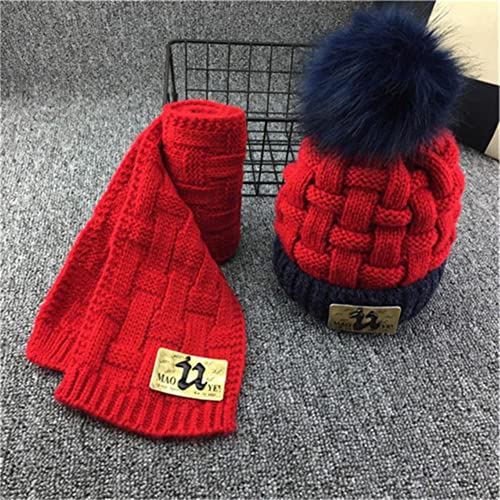 Bonnet chaud pour enfants écharpe en molleton doux protection hiver