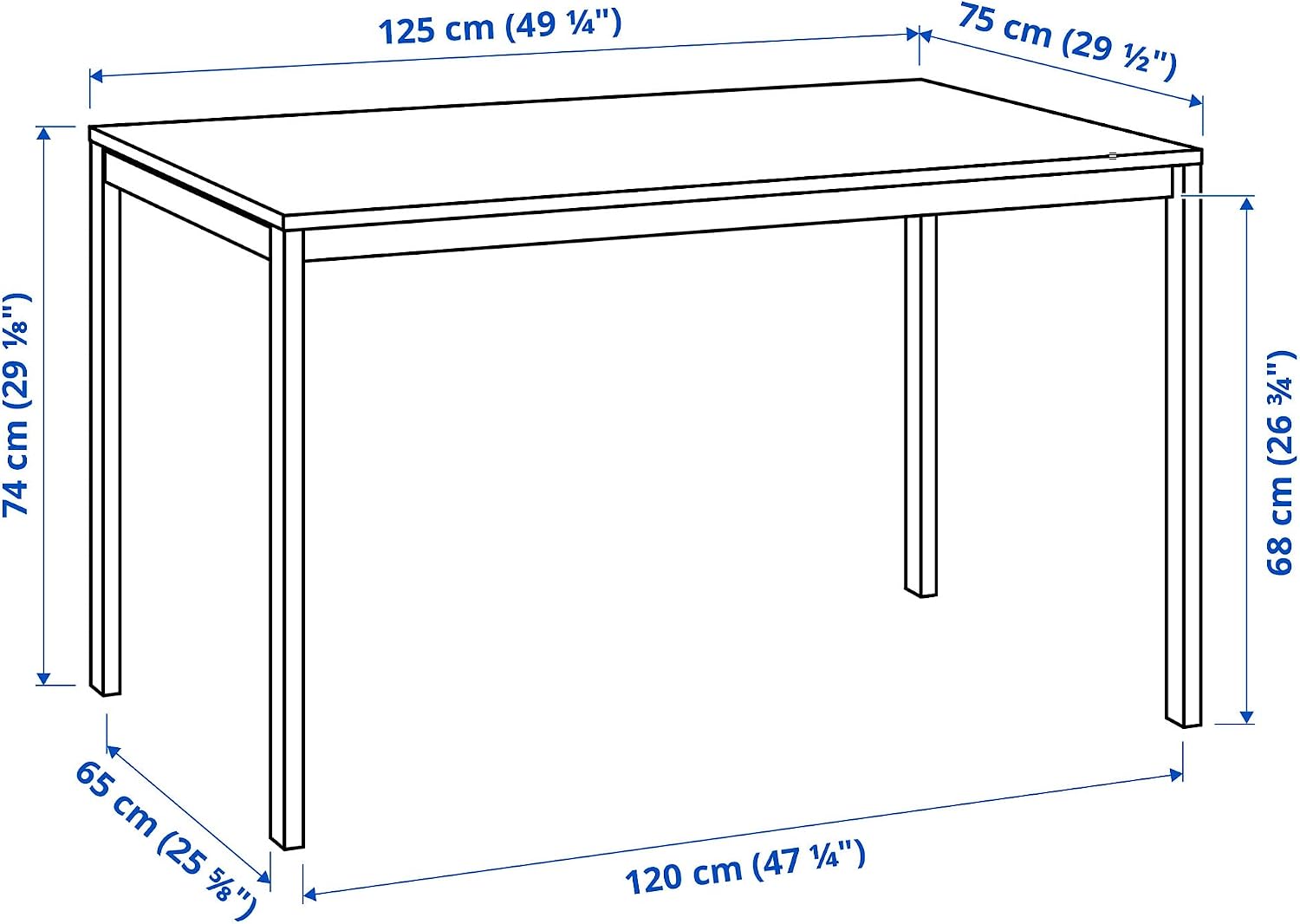 IKEA MELLTORP Table User Manual