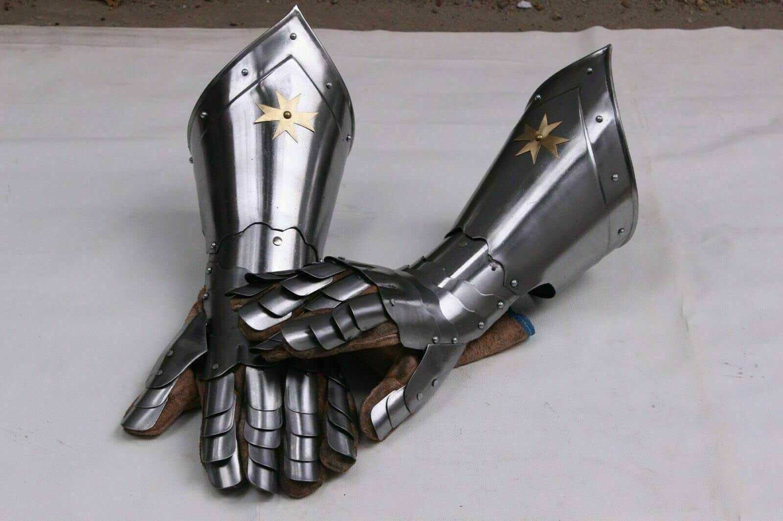 Gants gothiques médiévaux en acier 18 gauge pour reconstitution